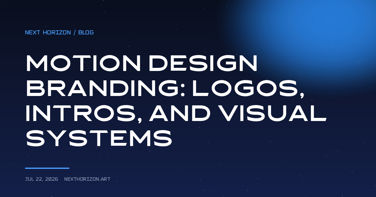 Motion Design Branding: Logos, Intros, and Visual Systems