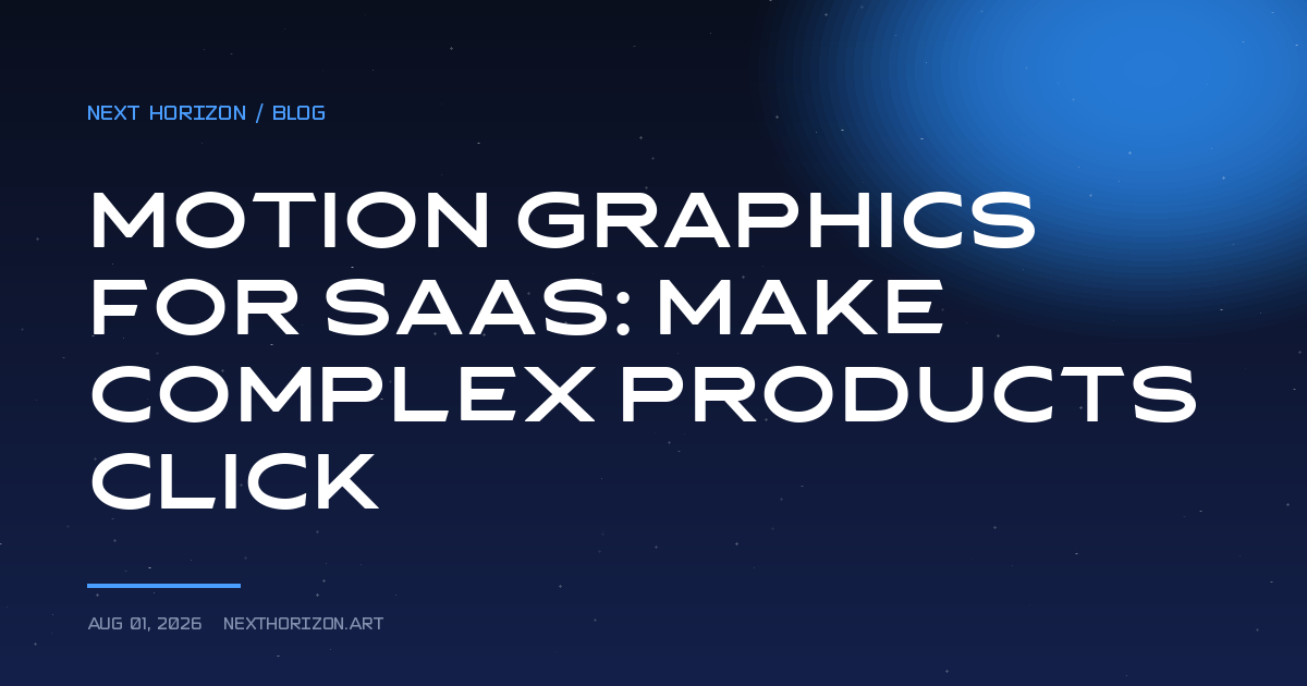 Motion Graphics for SaaS: Make Complex Products Click