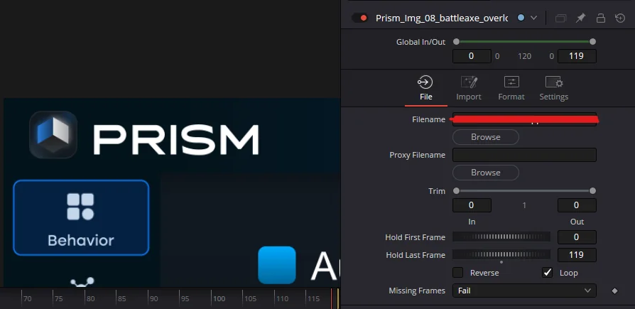Images and complex vectors transferred from Figma into DaVinci Resolve with Prism