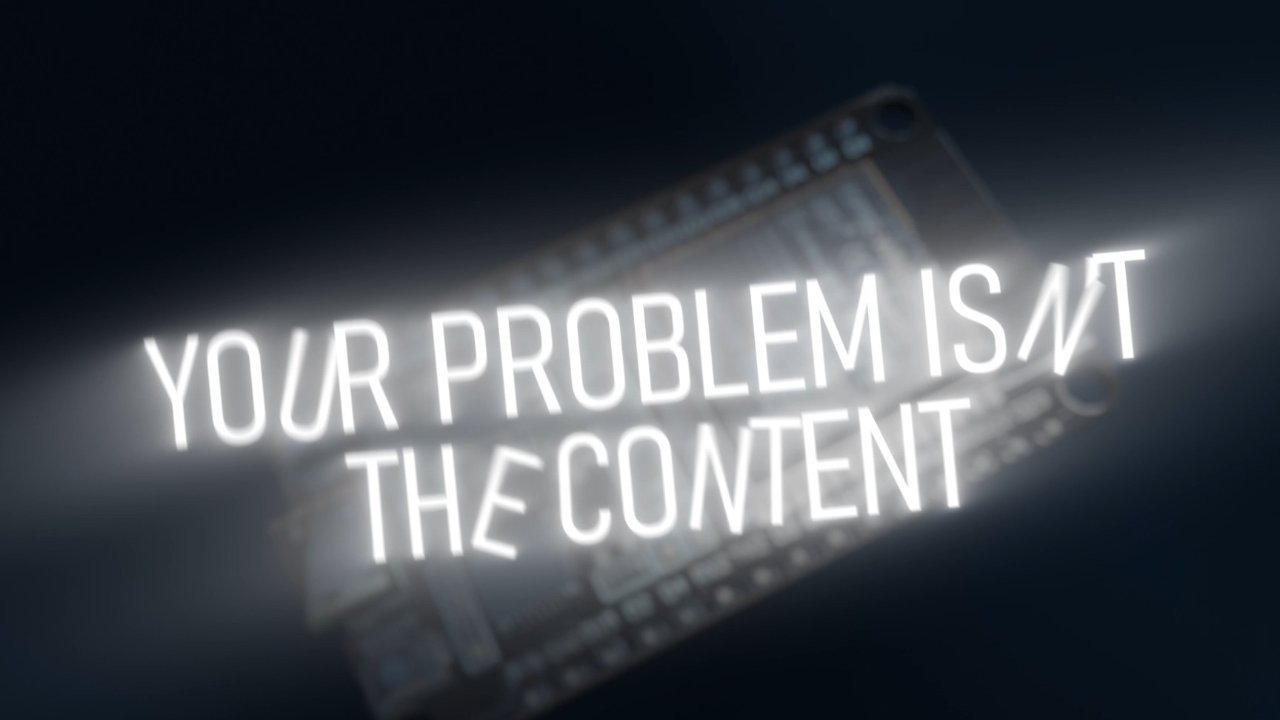 A motion graphics video for an advertising campaign.